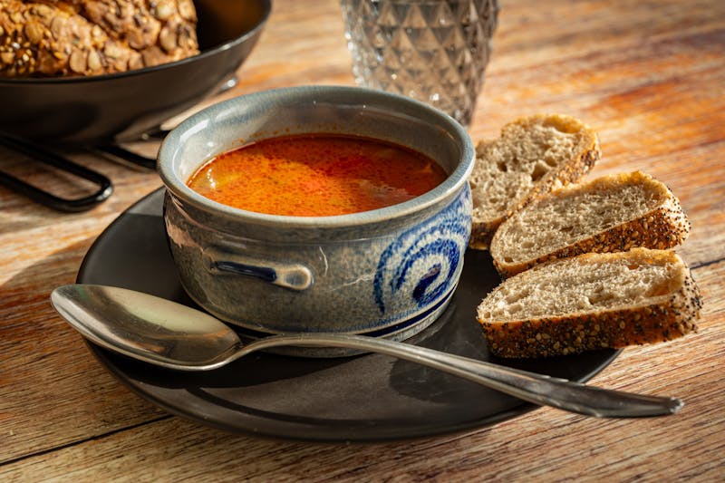 Fresh ingredients used in piada italian street food dishes