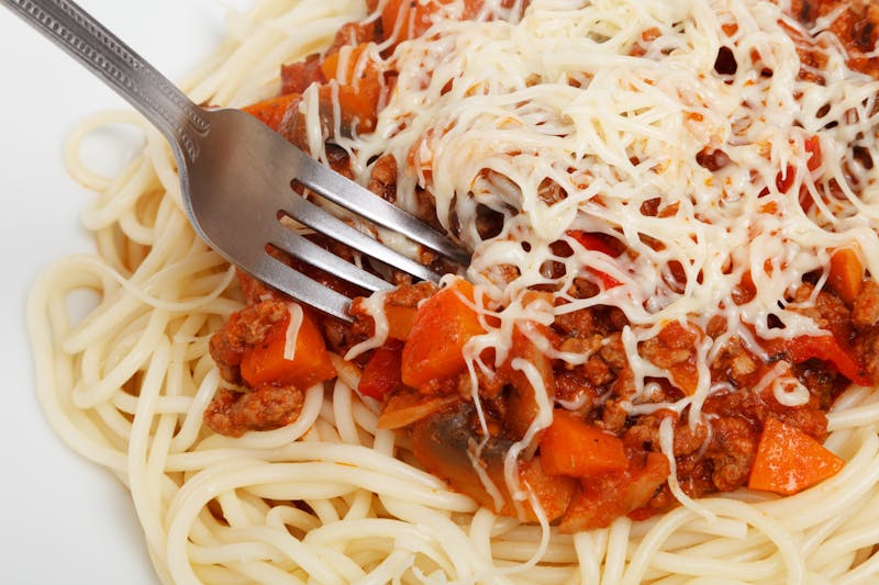 Piada signature pasta bolognese bowl